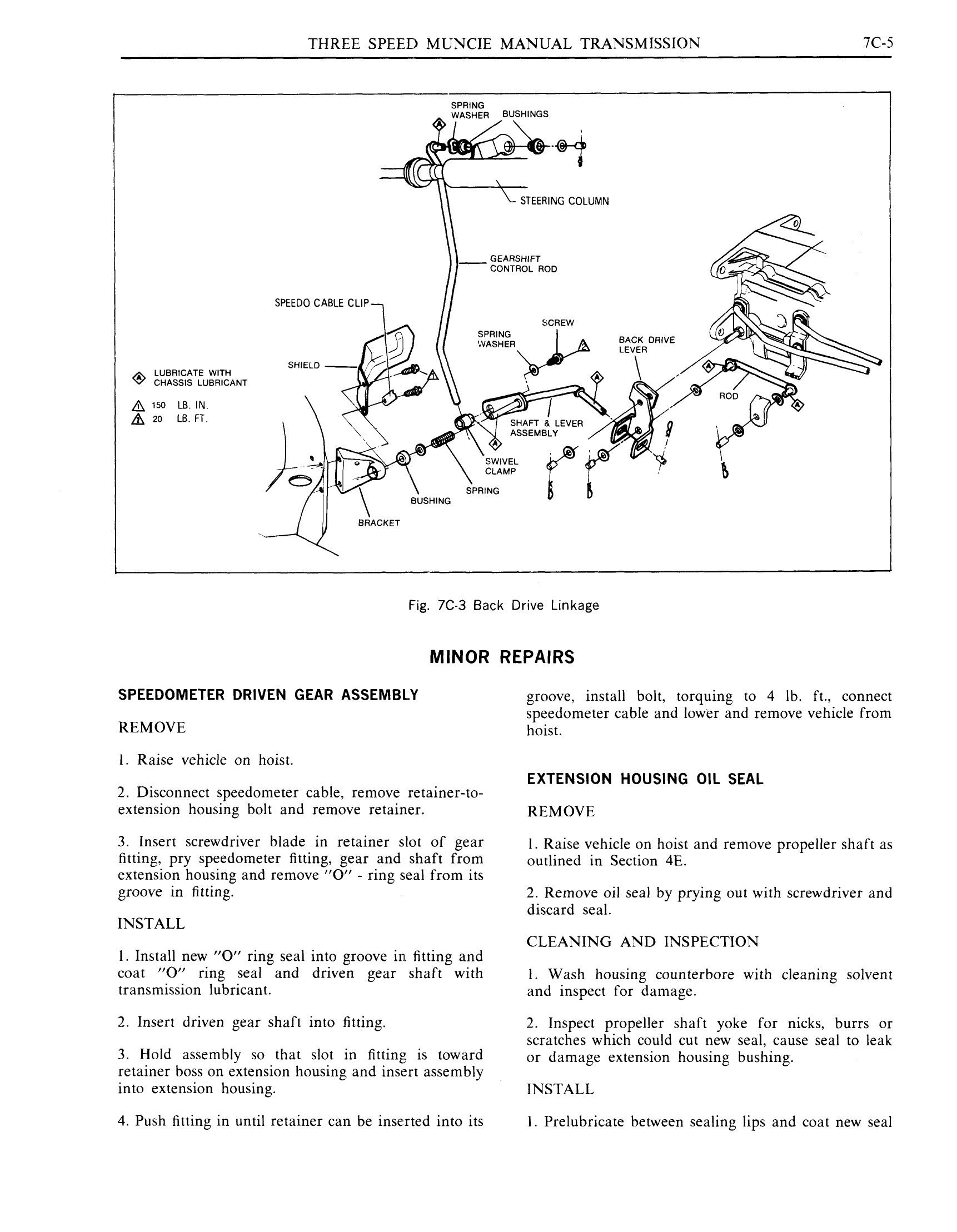1970 Pontiac Chassis Service Manual - 3-Speed Muncie Page 5 of 17